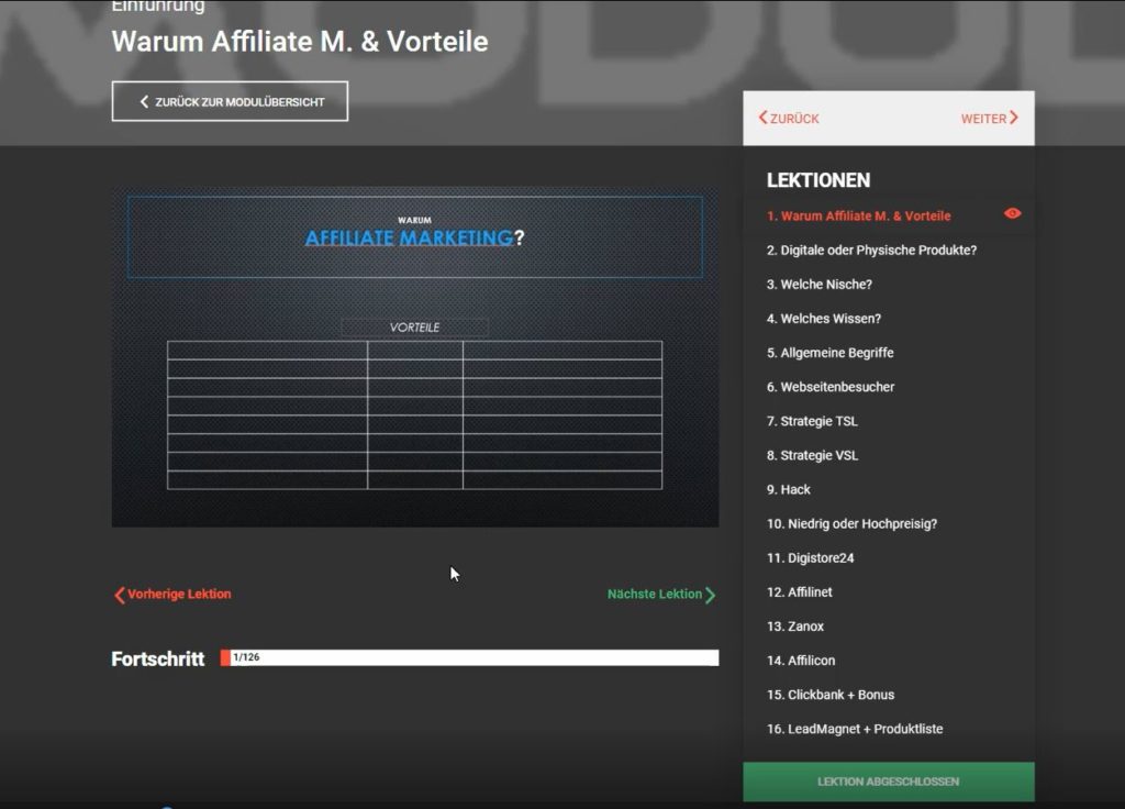 AMS - Einblick ins Affiliate Marketing System von Serkan Tastan .