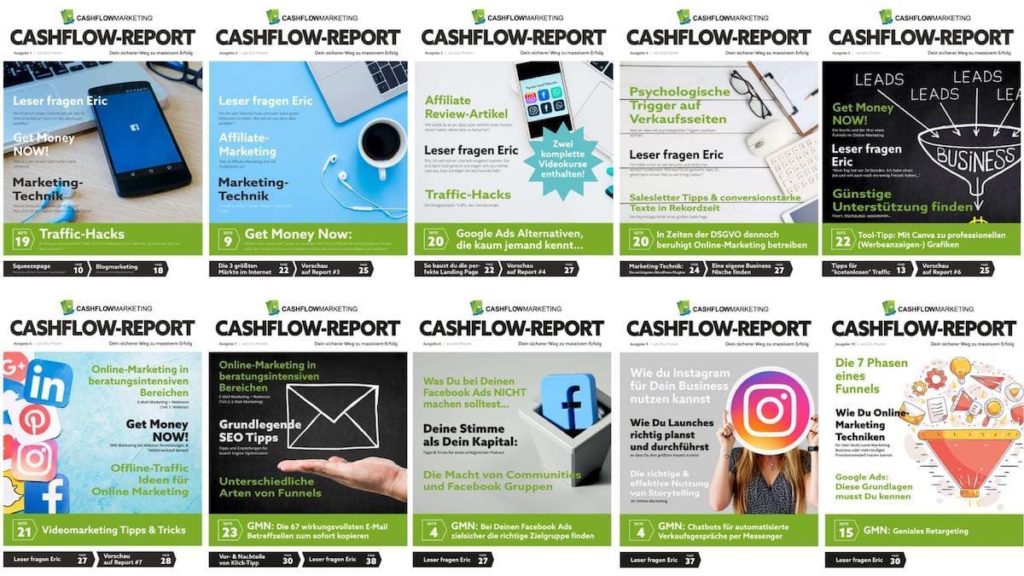 CashFlow-Report - die Übersicht