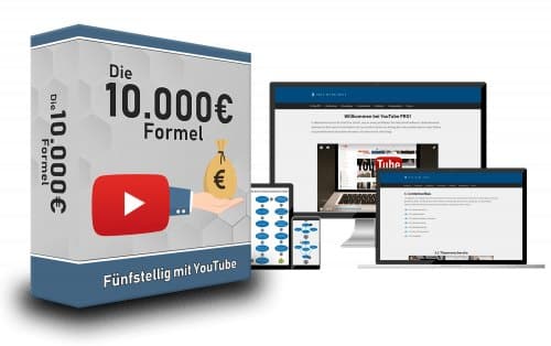 Die 10.000 € Formel - Geld verdienen mit YouTube von Eric Hüther.