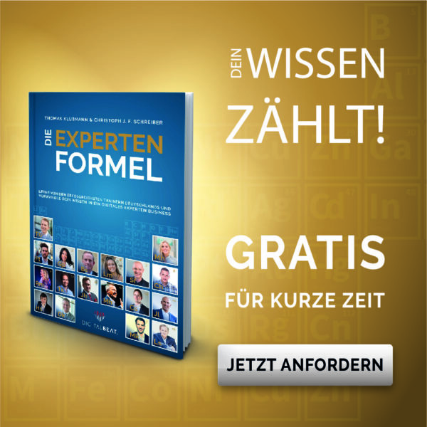 Thomas Klußmann, Christoph J.F. Schreiber und spannenden Gastautoren: Die Experten Formel