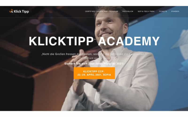 Klick-Tipp Academy / Klick-Tipp Certified Consultant Programm