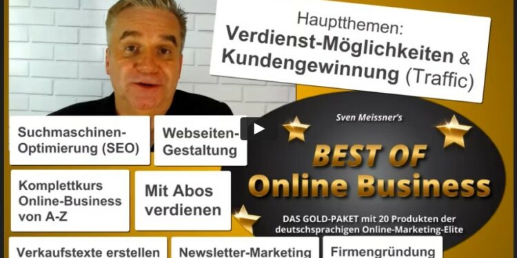 Sven Meissner: Best of Online Business Gold-Paket Erfahrungen.
