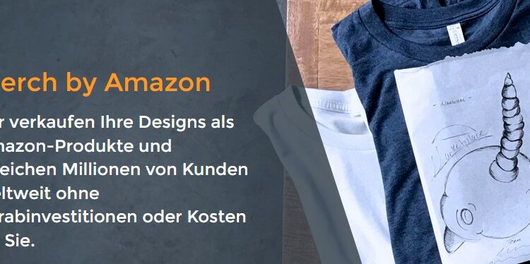 Geld verdienen mit Merch by Amazon und T-Shirt Designs.