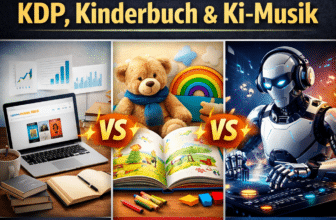 Kursvergleich KDP Mastery All-In-One, Kinderbuch Masterkurs und KI Chart Stürmer – Self-Publishing und KI-Kurse im Überblick