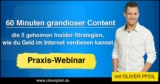 Oliver Pfeil – kostenloses Webinar –  5 geheime Methoden, wie du im Internet Geld verdienen kannst