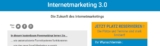 Kostenloses Webinar: Internetmarketing 3.0 – Die Zukunft des Internetmarketings von Marcel Schlee