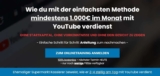 [Webinar] 1.317 € pro Tag mit YouTube